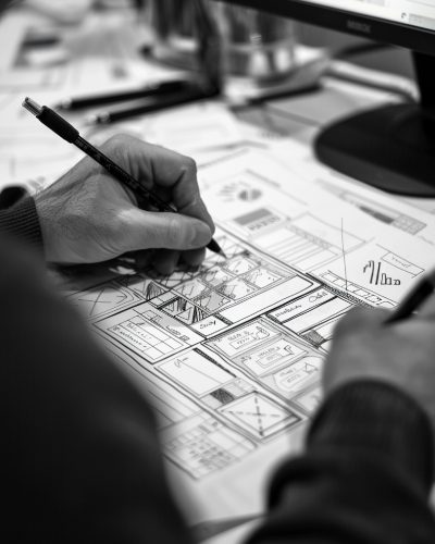 um-criador-visual-desenhando-wireframes-para-uma-aplicacao-conveniente